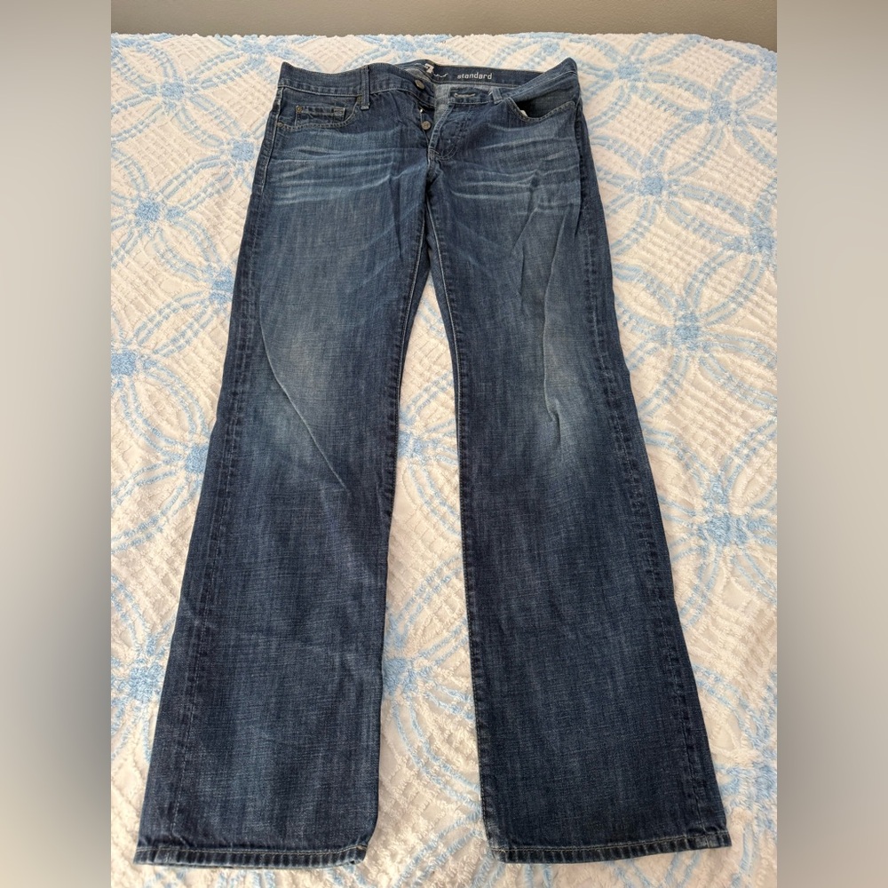 Men’s 7 For All Mankind jeans 34x33 - Picture 3 of 10